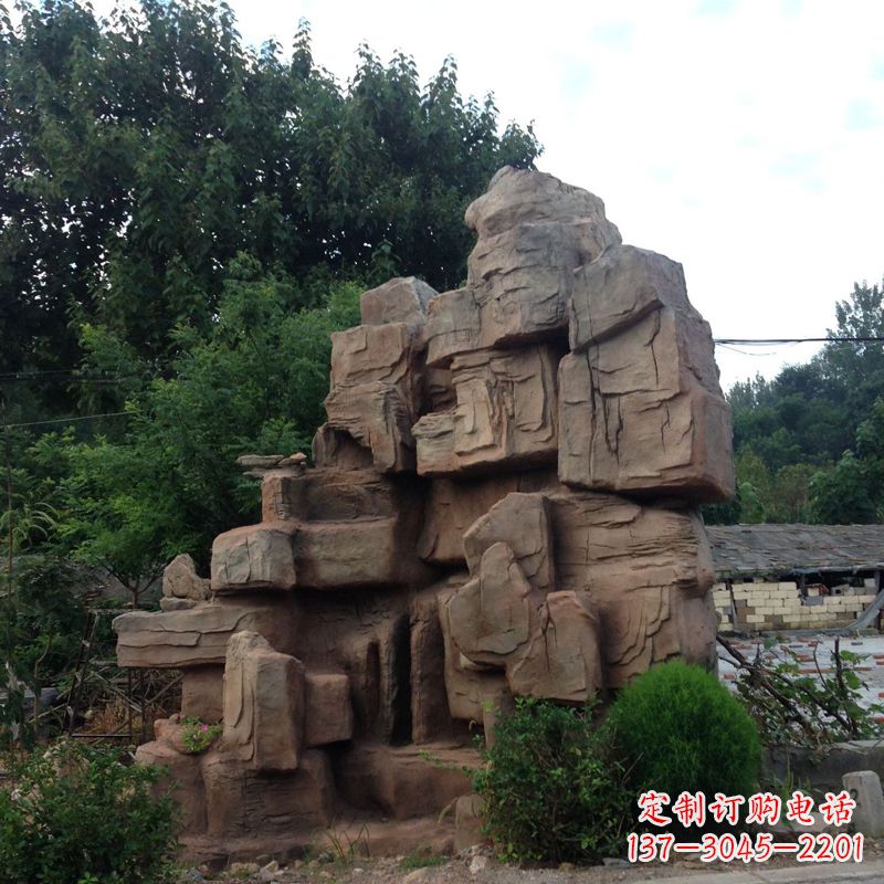 甘肃石头(塑石)假山