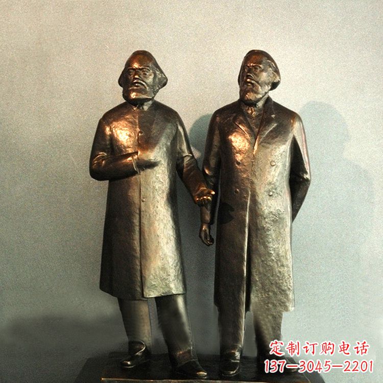 甘肃世纪伟人马克思和恩格斯雕塑
