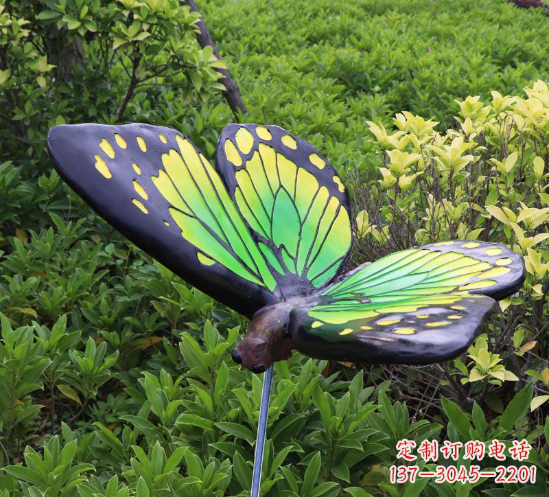 甘肃树脂仿真蝴蝶昆虫雕塑