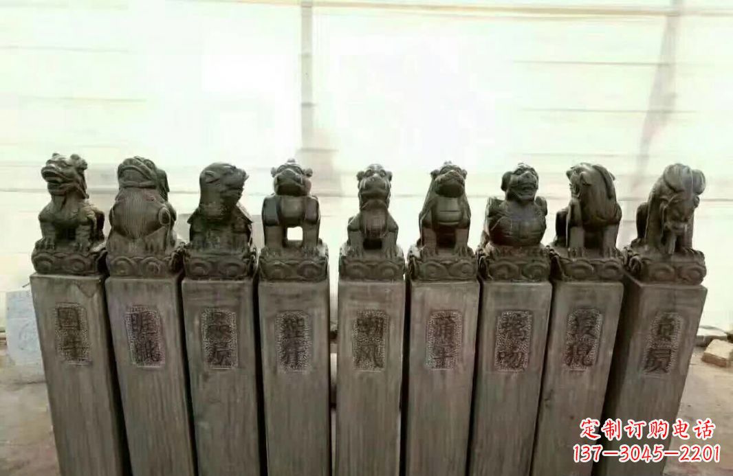甘肃栓马桩石雕
