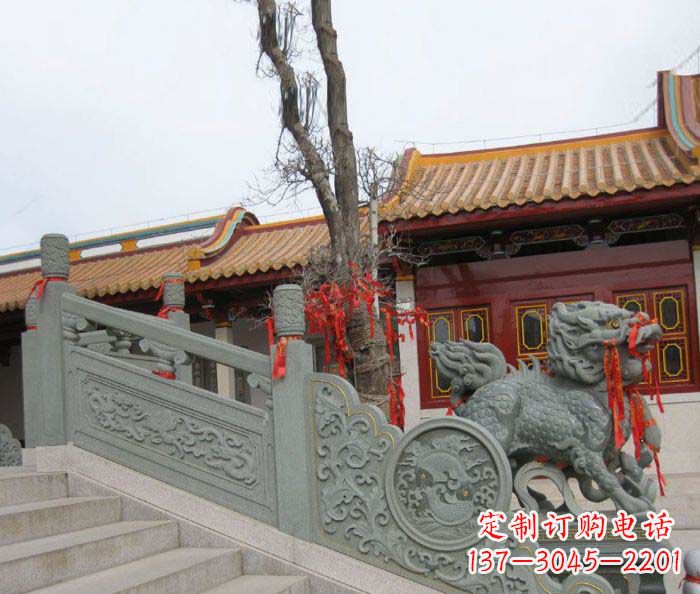 甘肃寺庙景观仿古石栏板