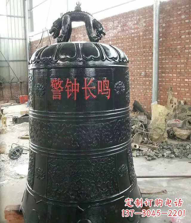 甘肃寺庙铸铜钟铜雕 (4)