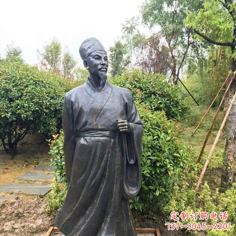 甘肃苏东坡铸铜历史文化名人雕像