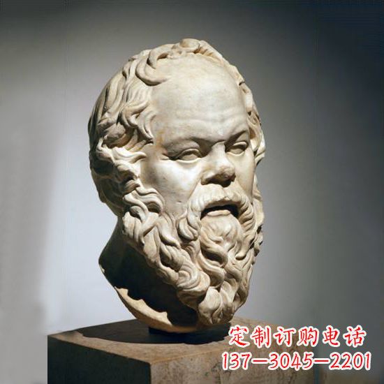 甘肃苏格拉底石雕头像