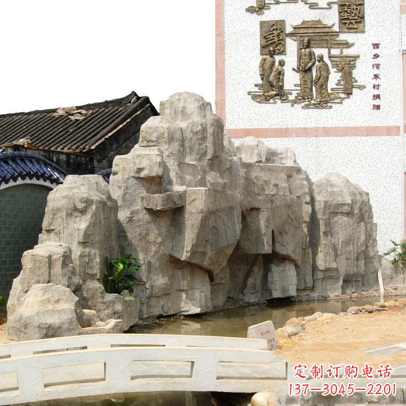 甘肃塑石假山雕塑