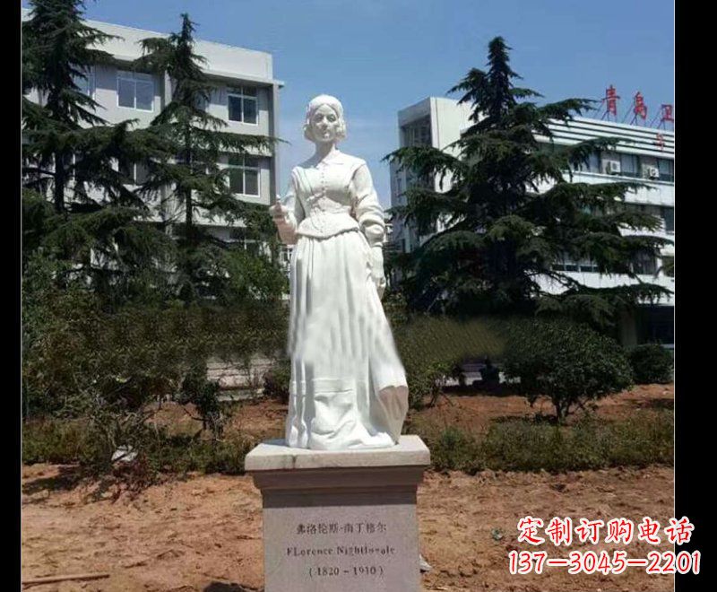甘肃提灯天使弗洛伦斯·南丁格尔石雕 (3)