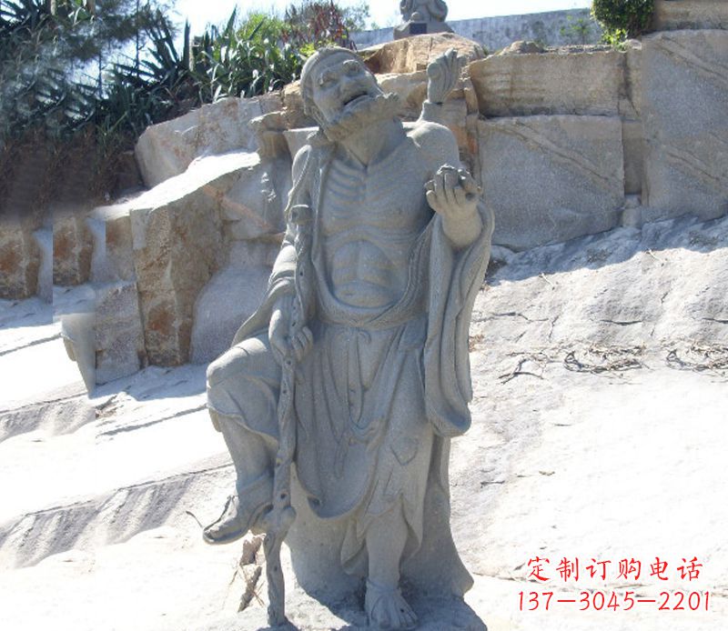 甘肃铁拐李八仙雕塑