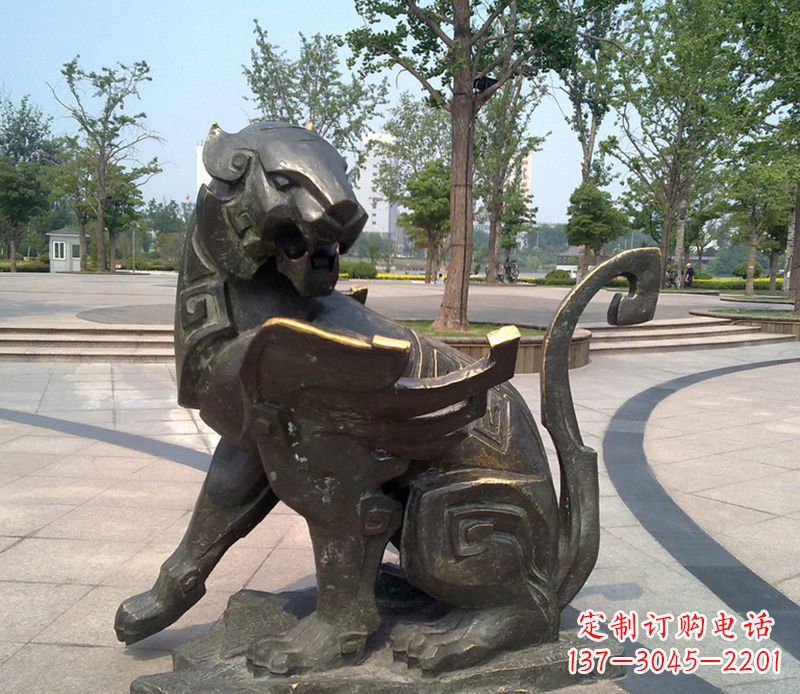 甘肃铜雕抽象十二生肖