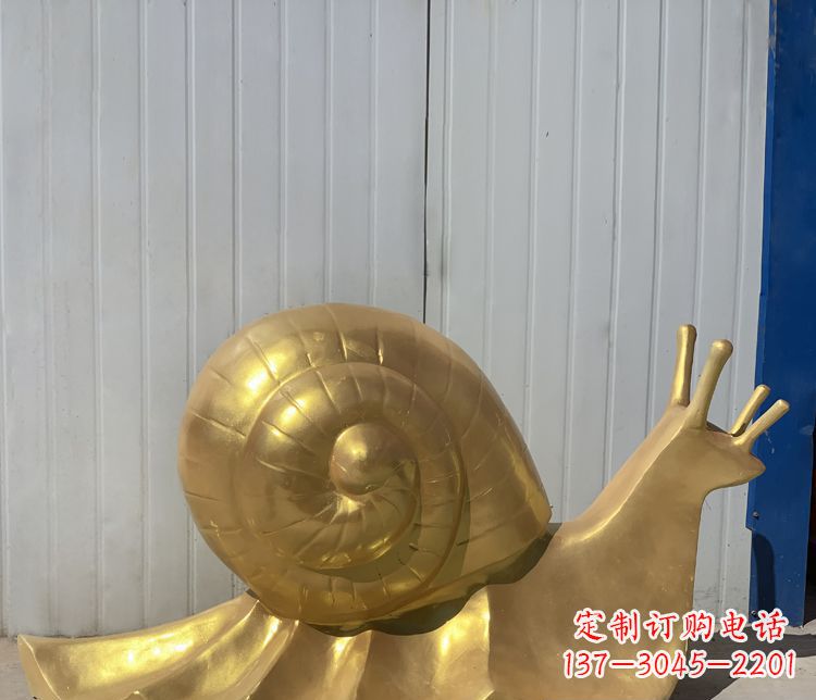 甘肃铜雕创意蜗牛雕塑