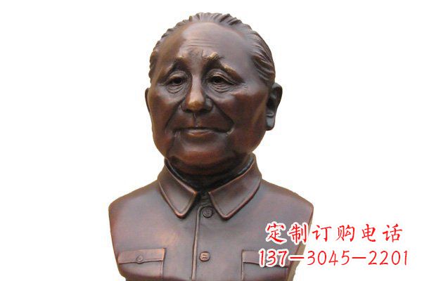 甘肃铜雕邓小平头像