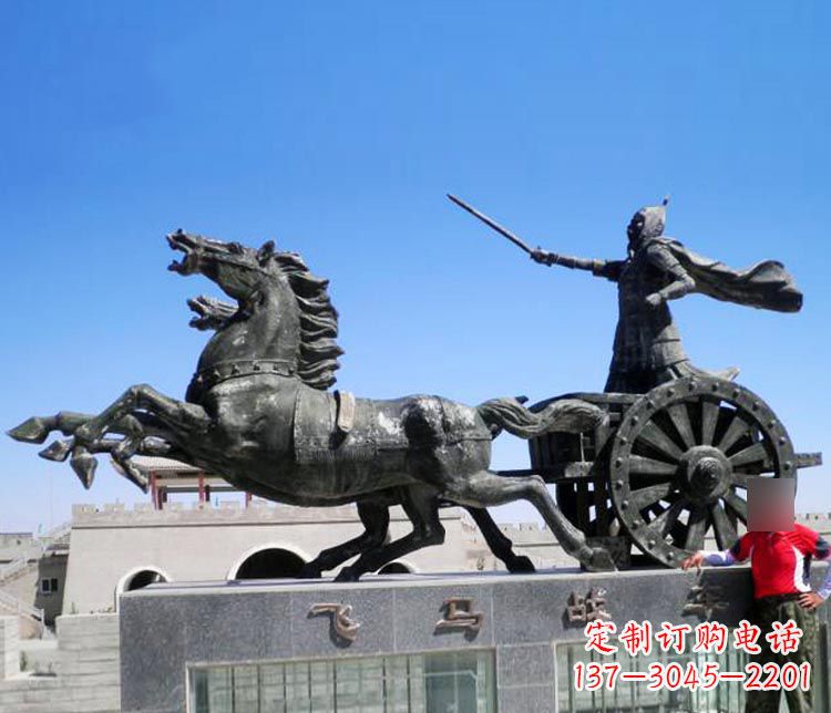 甘肃铜雕飞马战车