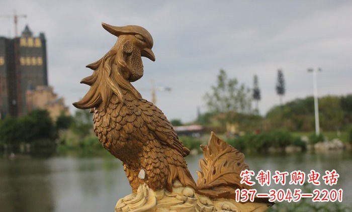甘肃铜雕凤凰古代神兽雕塑