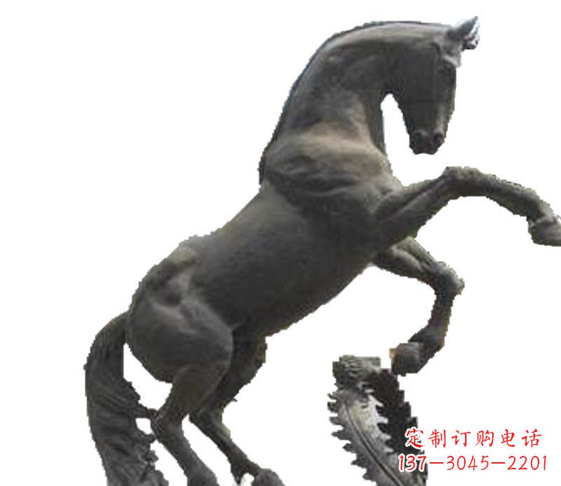 甘肃铜雕广场街道景观摆件动物马雕塑