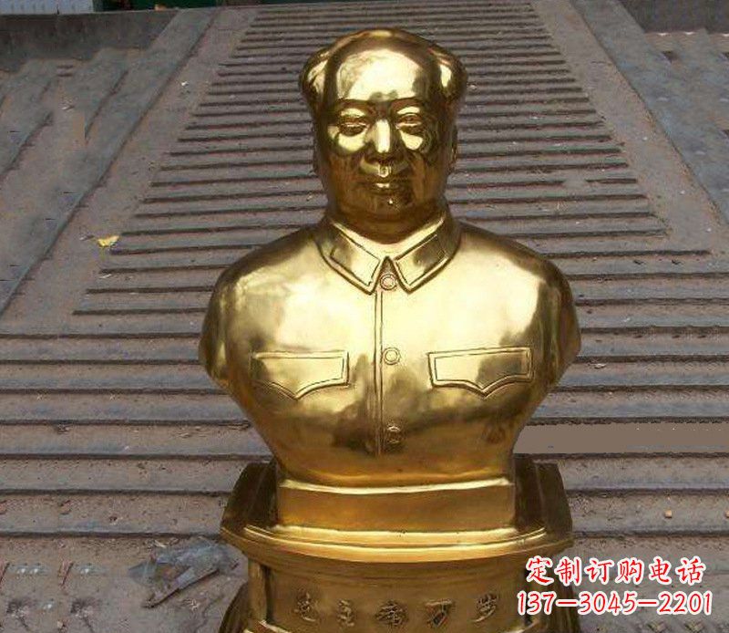 甘肃铜雕广场伟人雕塑摆件
