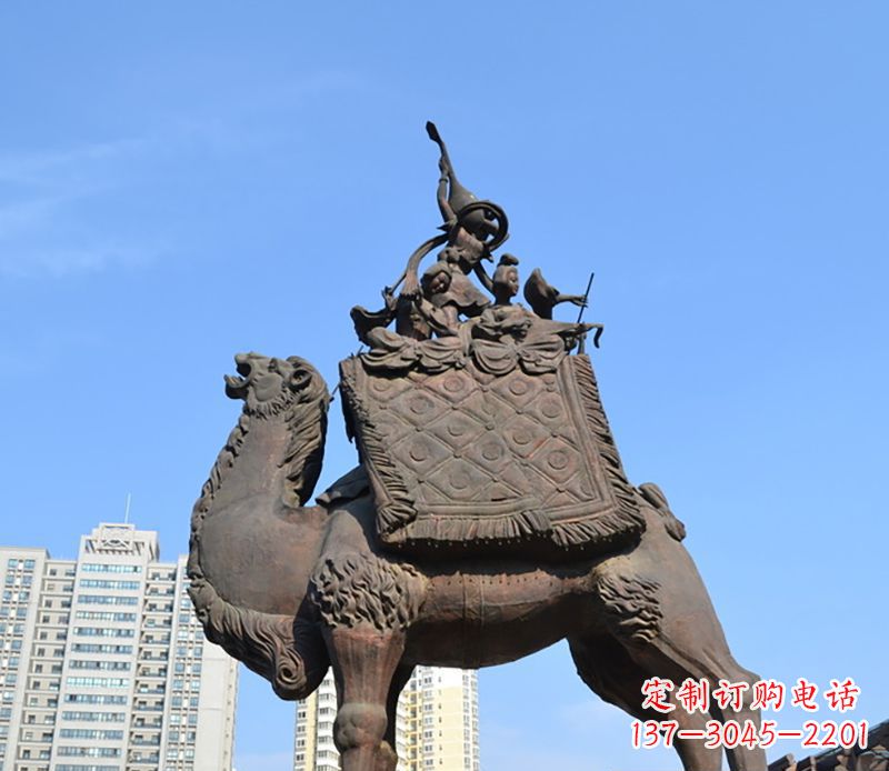 甘肃铜雕骆驼