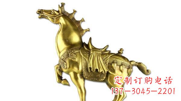 甘肃铜雕马公园动物雕塑
