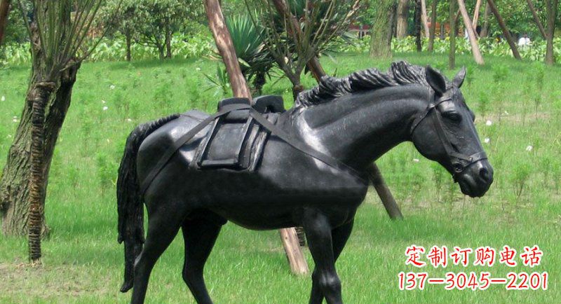 甘肃铜雕马公园动物雕塑 (2)