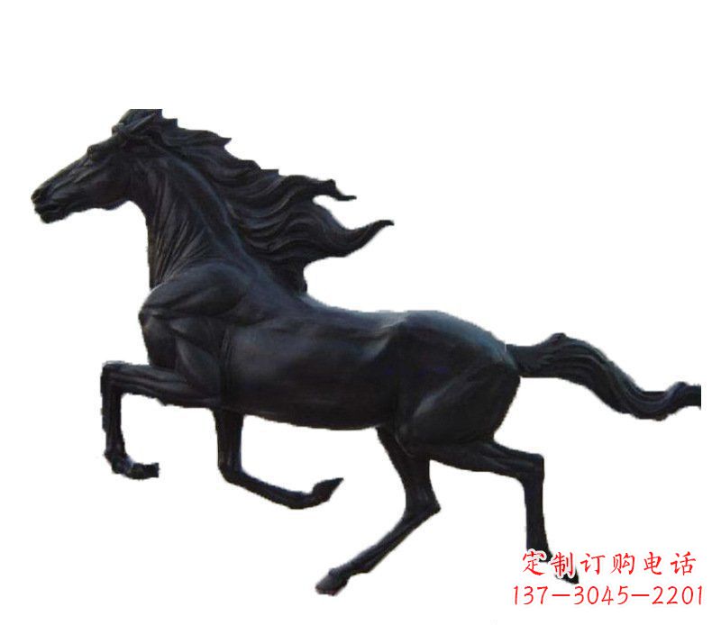 甘肃铜雕马公园动物雕塑摆件