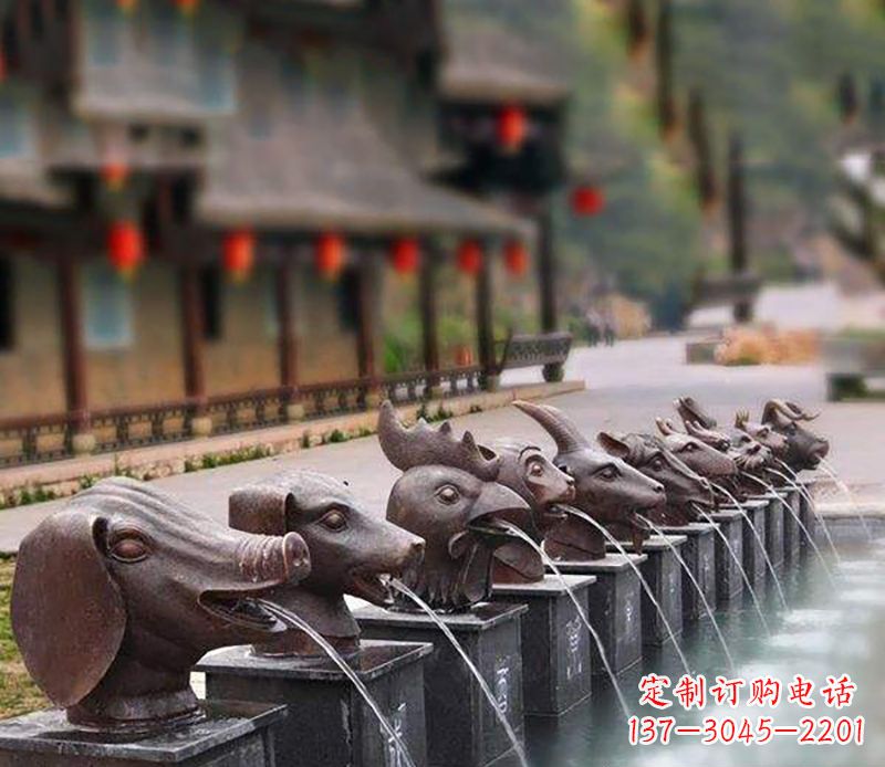 甘肃铜雕喷泉