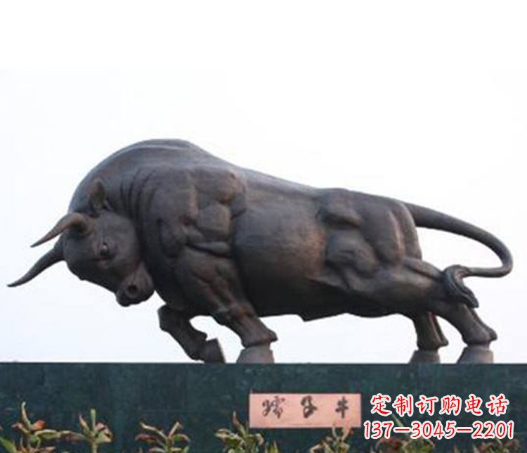 甘肃铜雕孺子牛动物雕塑