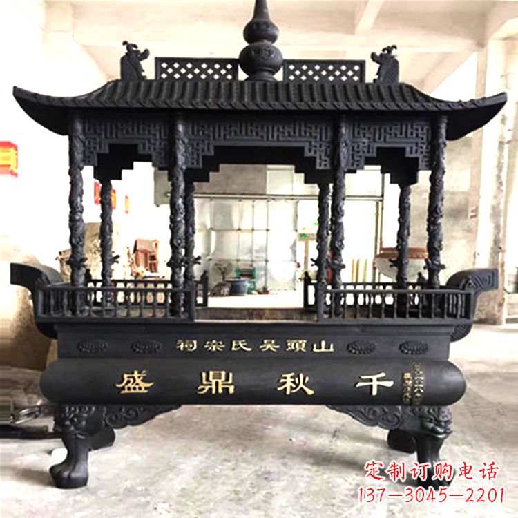 甘肃铜雕香炉