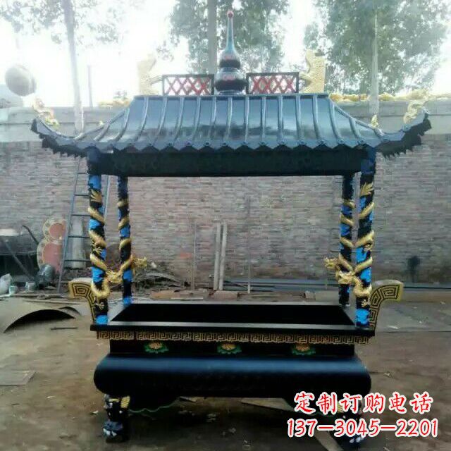 甘肃铜雕小香炉