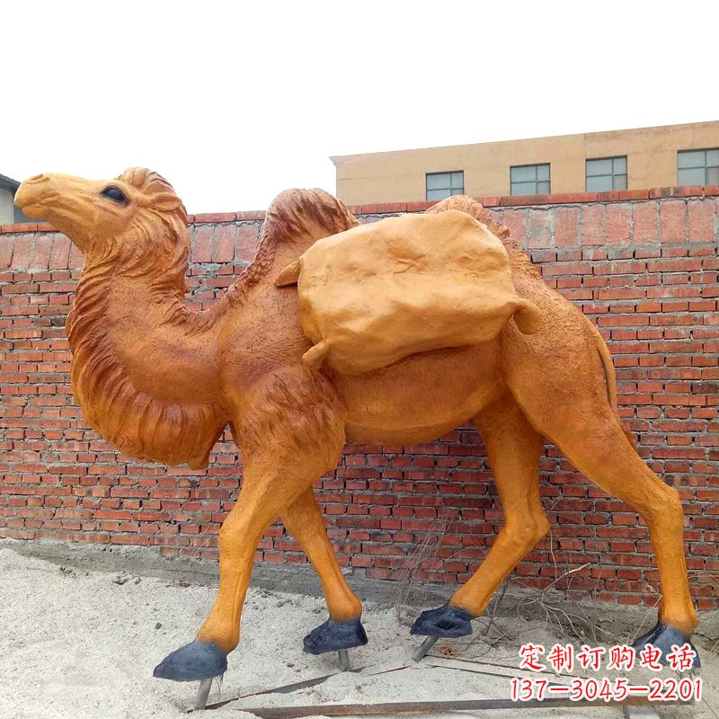 甘肃驼粮食的仿真骆驼