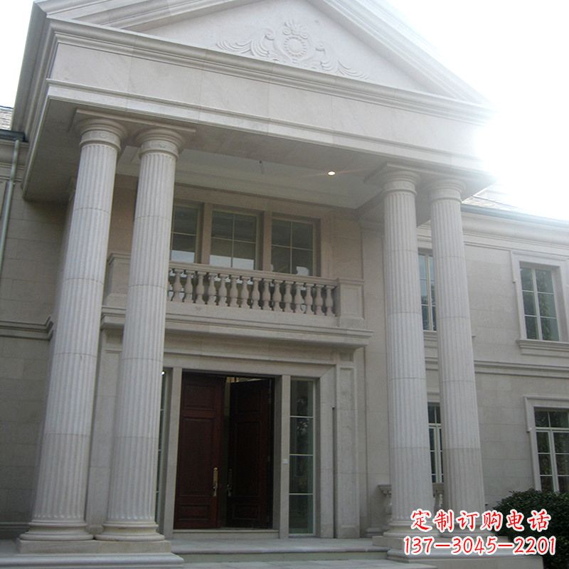 甘肃外墙罗马柱石雕