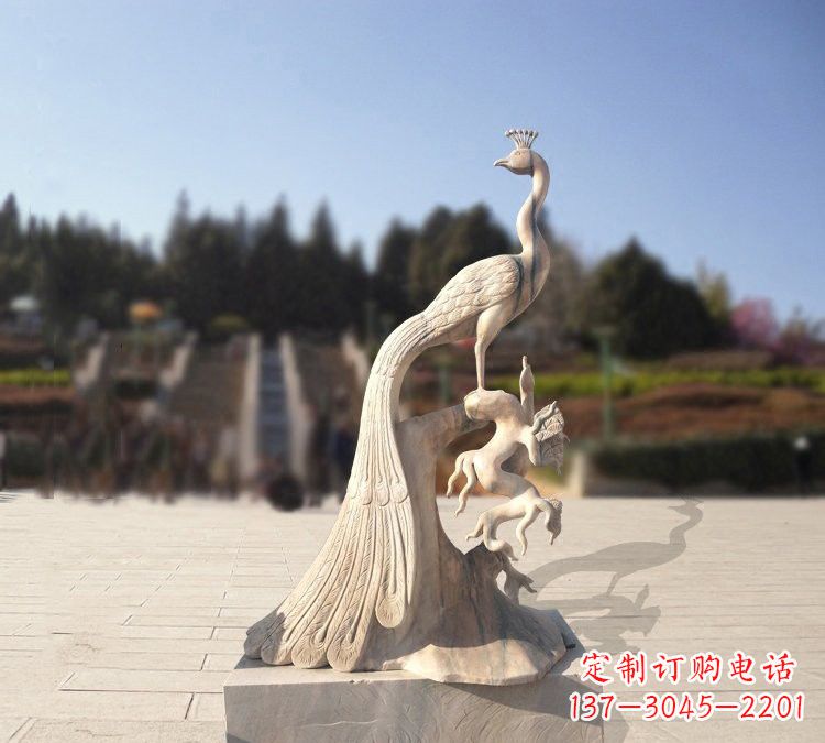 甘肃晚霞红孔雀石雕