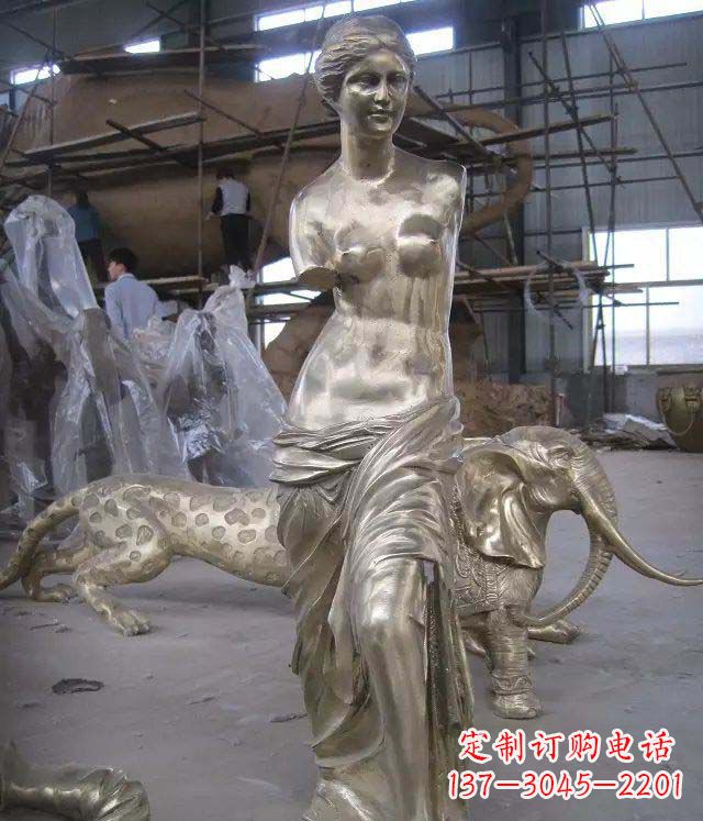 甘肃维纳斯西方人物铜雕