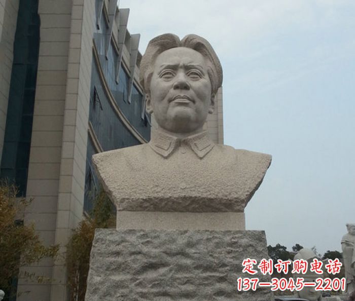 甘肃伟人毛泽东胸像石雕