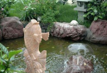 甘肃艺术化的鲤鱼雕塑，让你家的氛围变得更加温馨