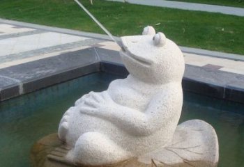 甘肃无边界精致艺术——喷水青蛙石雕