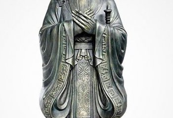 甘肃青铜孔子像——独特的品格雕塑