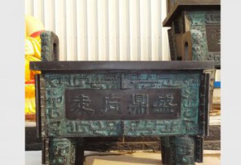 甘肃青铜香炉雕塑，传承中国文化