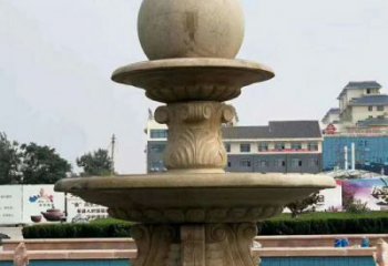 甘肃引领时尚的砂岩大型喷泉雕塑