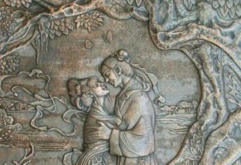 甘肃铜浮雕：神话中的爱情故事——牛郎织女