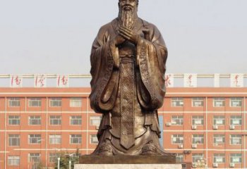 甘肃传承孔子雕塑，传播中华文化