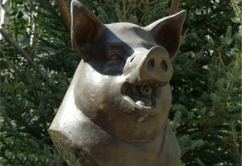 甘肃十二生肖猪首铜雕，让你敬佩万年历史的艺术精髓