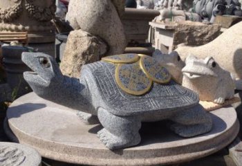 甘肃精致静谧的大乌龟雕塑