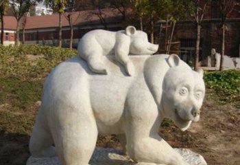 甘肃狗熊雕塑景观，给你一个精美园林