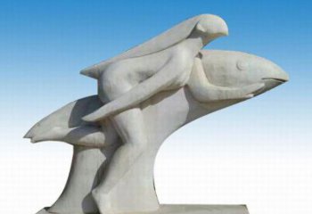 甘肃中领雕塑海豚雕塑，让你的公园变得出众！