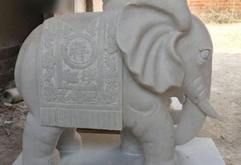 甘肃风格多样的大象雕塑