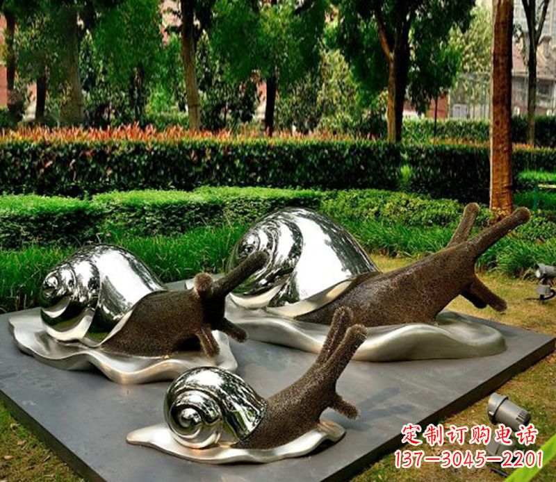 甘肃蜗牛雕塑不锈钢