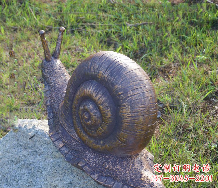 甘肃蜗牛铜雕
