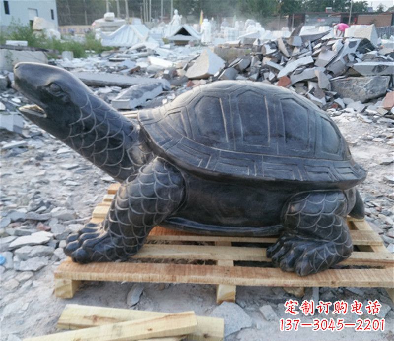 甘肃乌龟石雕