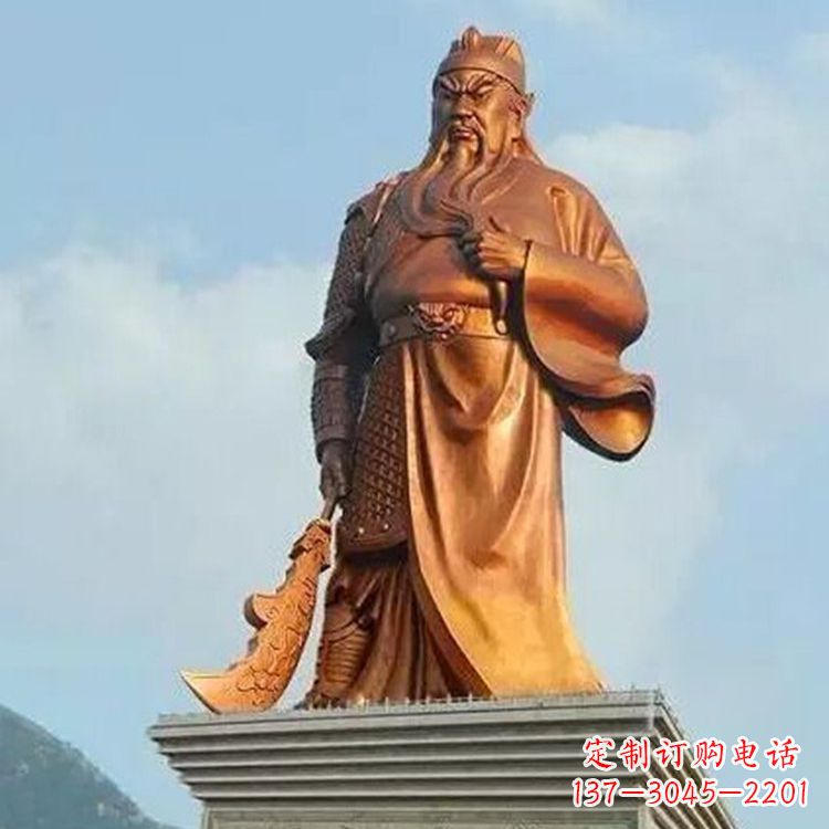 甘肃武圣关公雕像