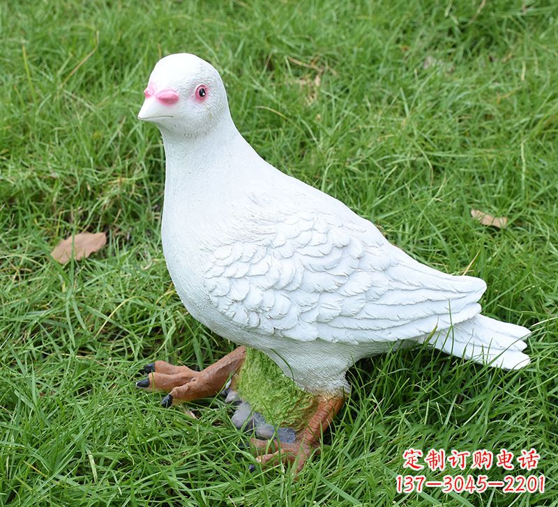 甘肃西方的鸽子雕塑