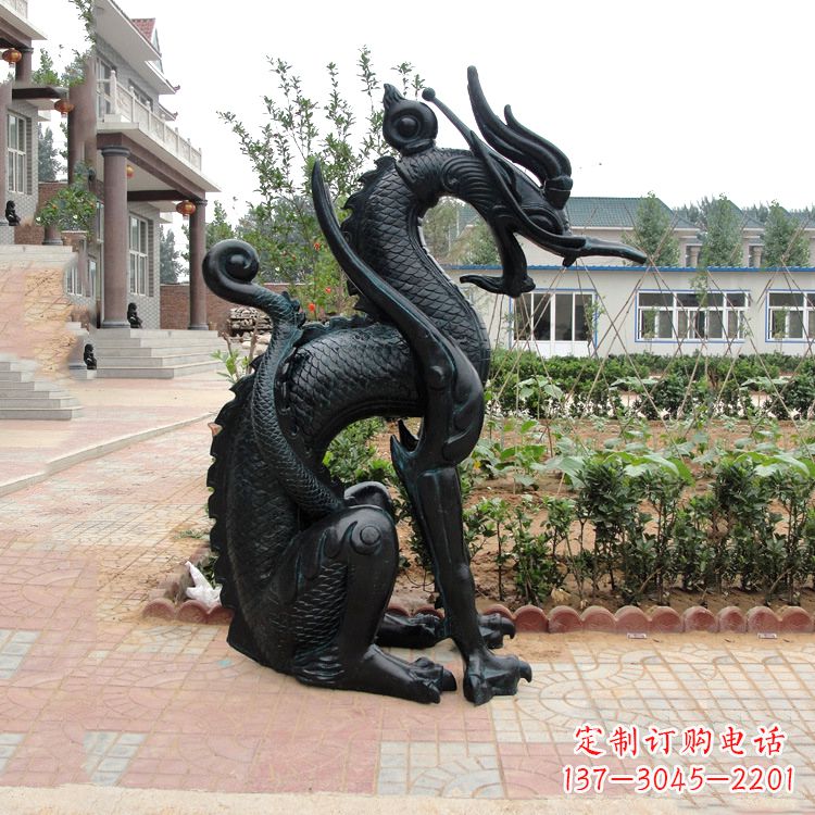 甘肃西方龙动物神兽雕塑