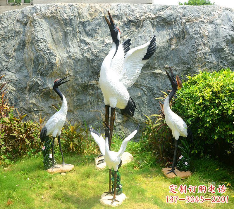 甘肃仙鹤雕塑 墓地
